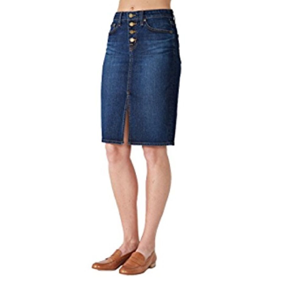 🔴 2/$30 Big Star Button Fly Denim Skirt size 30